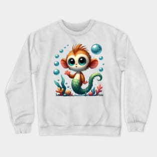 Cute Sea Monkey Crewneck Sweatshirt